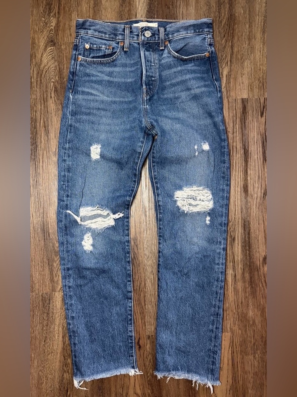 Levi's Premium Wedgie Straight Jeans Size 27
